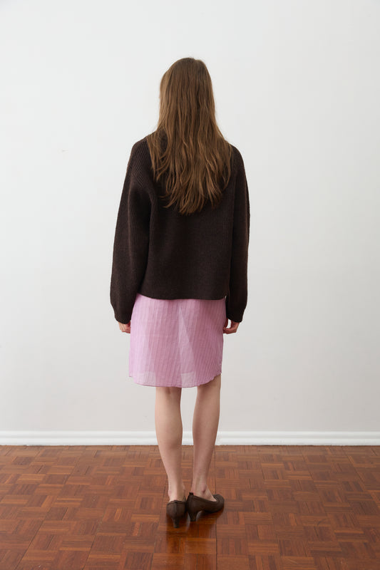 Clasp Knit - Brown