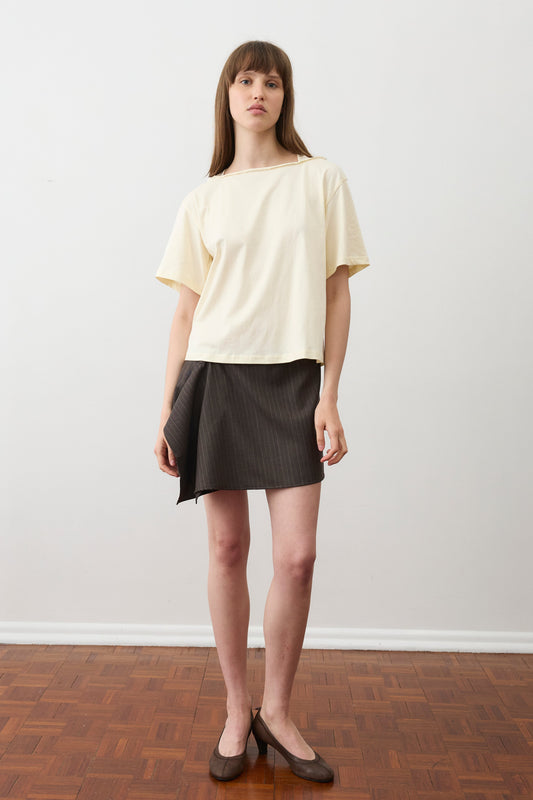 Tie Up Tee - Off White