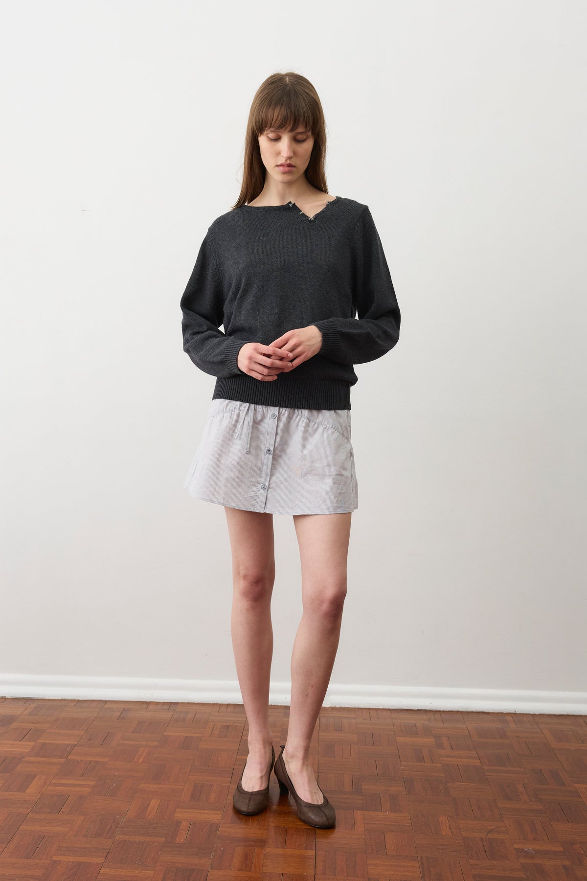 Open Knit - Grey