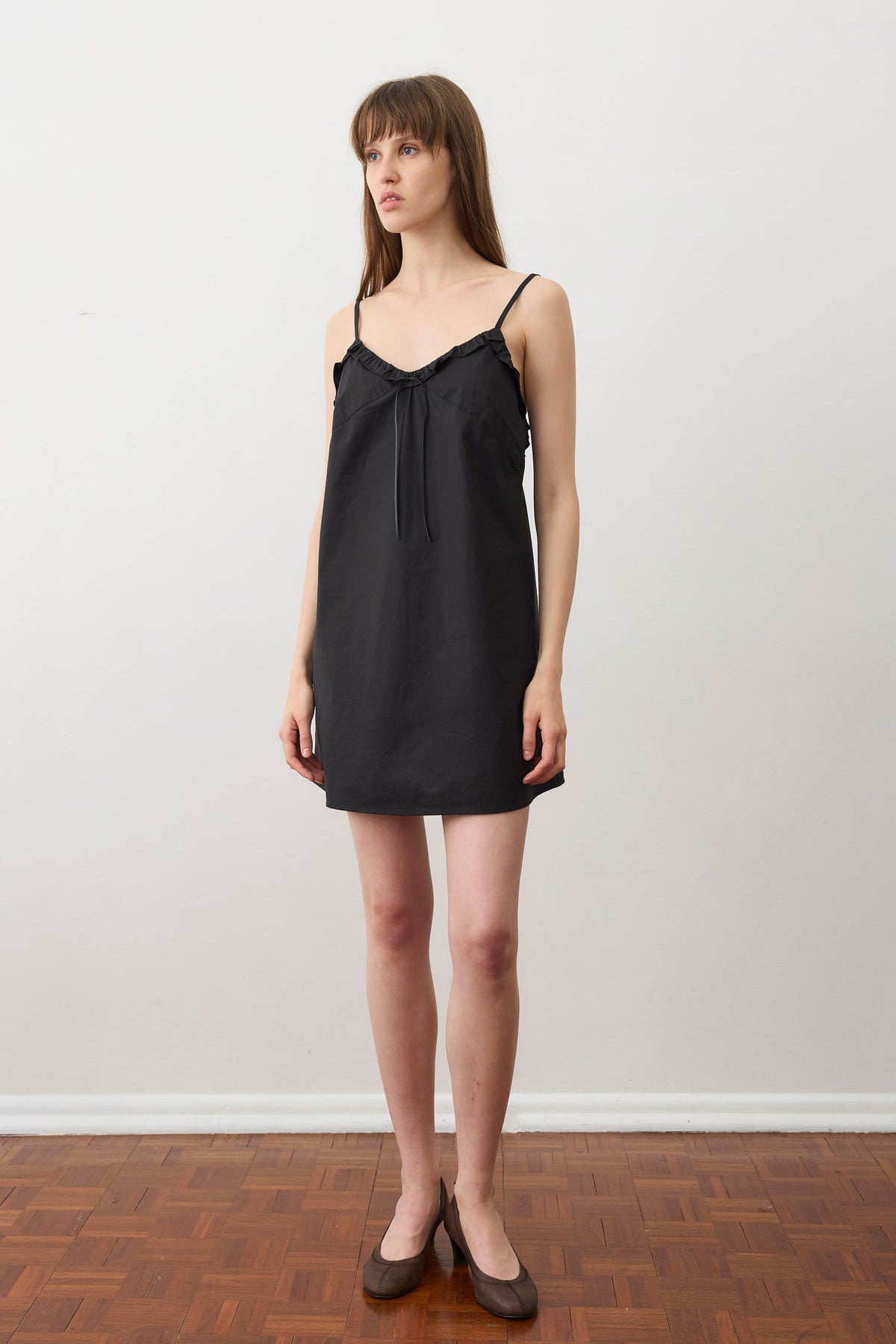 Bias Mini Dress - Black