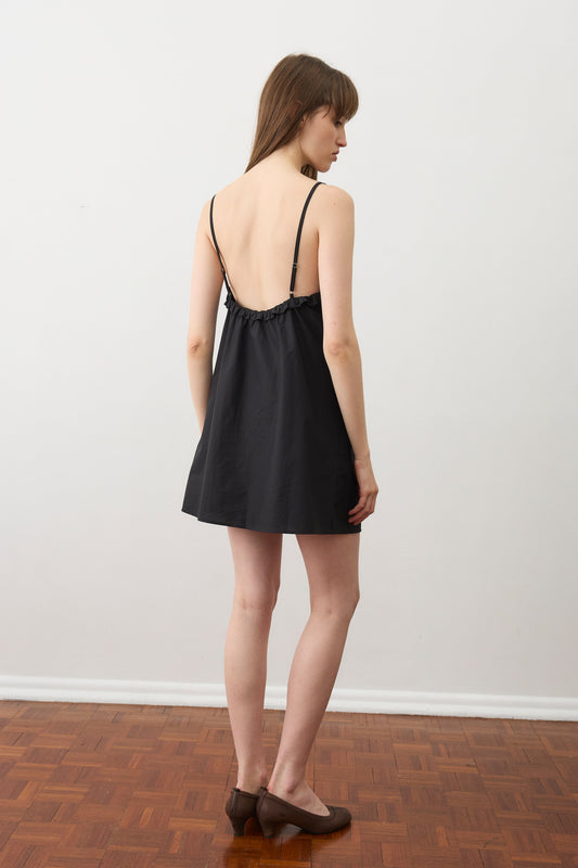 Bias Mini Dress - Black