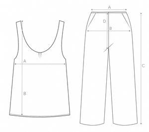 Sizing diagram