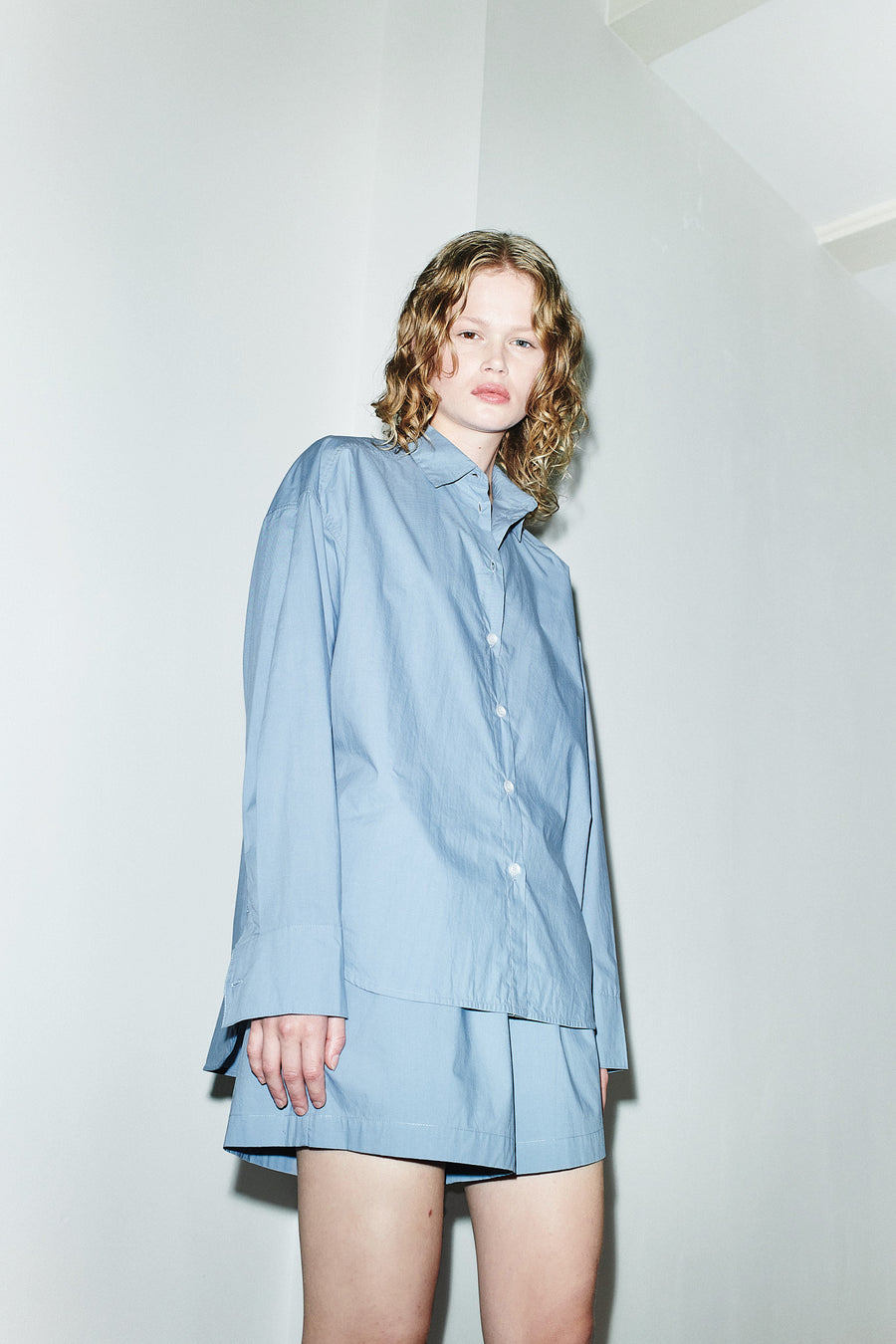 the moon shirt - paddle blue
