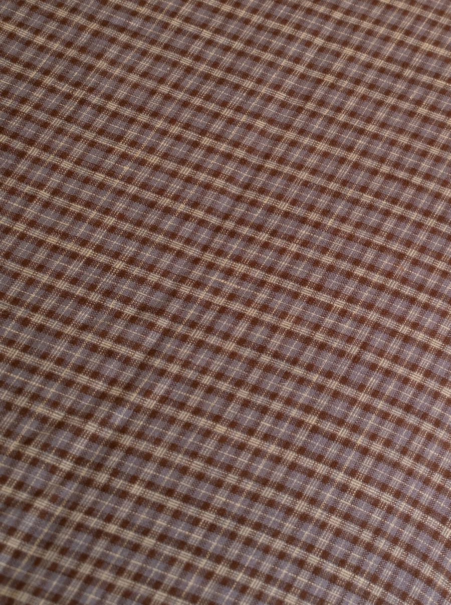 Sheets - russet check