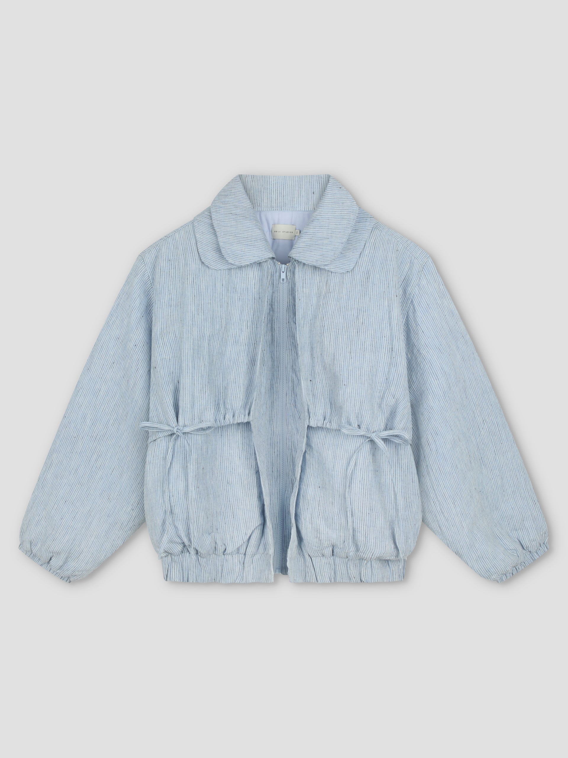 Double Layered Jacket - Blue Stripe