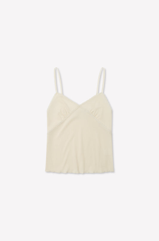 Lace Tank - Off White