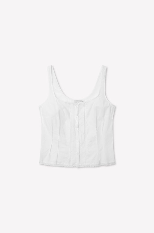 Lace Cami - White