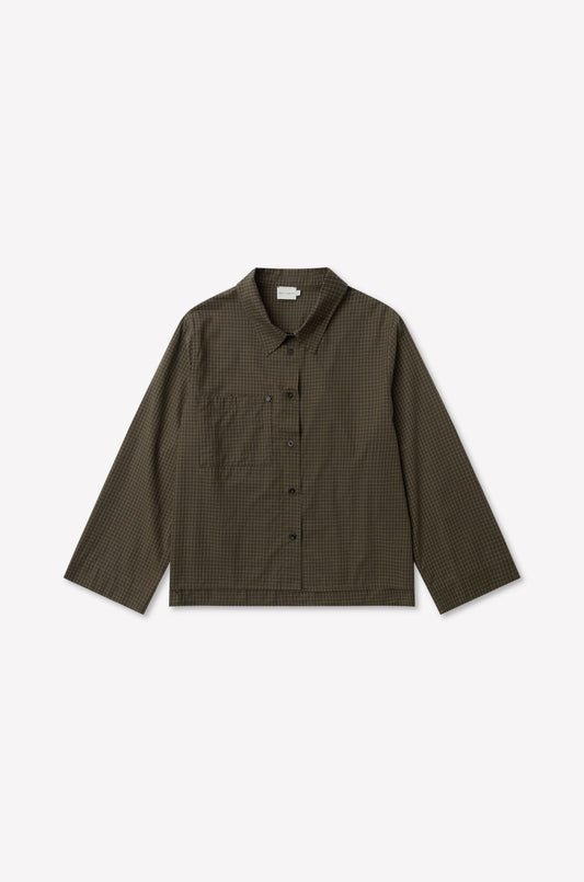 Button Pocket Shirt - Garden Check