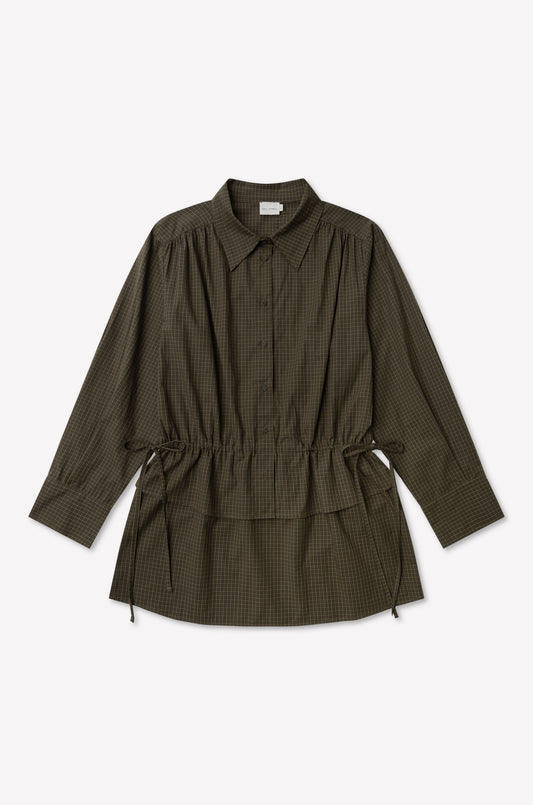 Collar Dress - Garden Check