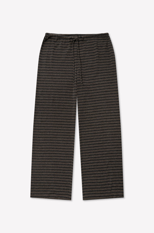 Lounger Pant - Brown Stripe
