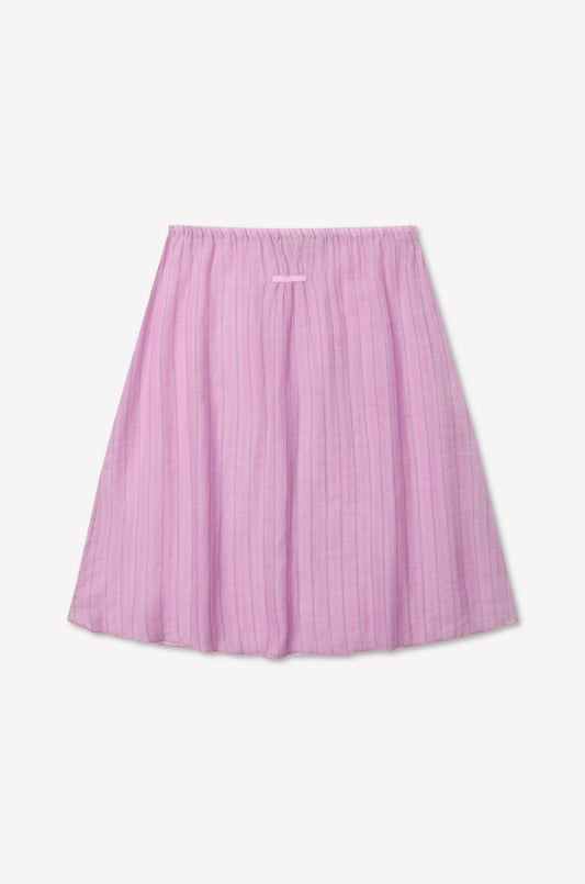Fine Skirt - Fuchsia Stripe
