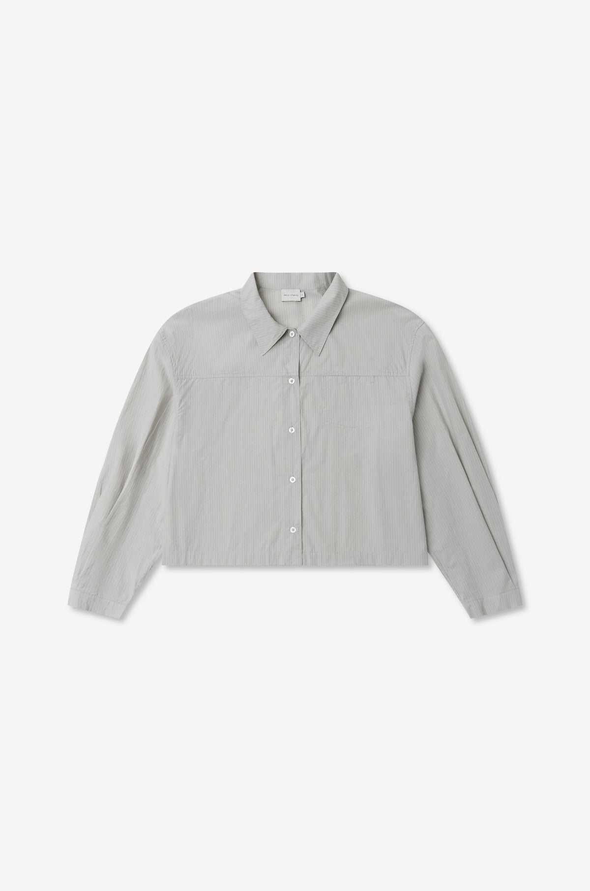 Boxy Shirt - Cloud Stripe