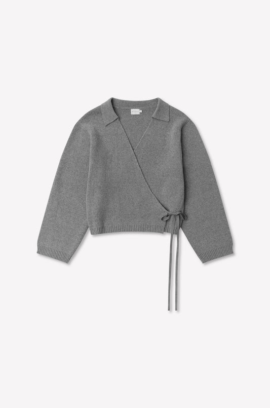 Wrap Cardigan - Grey