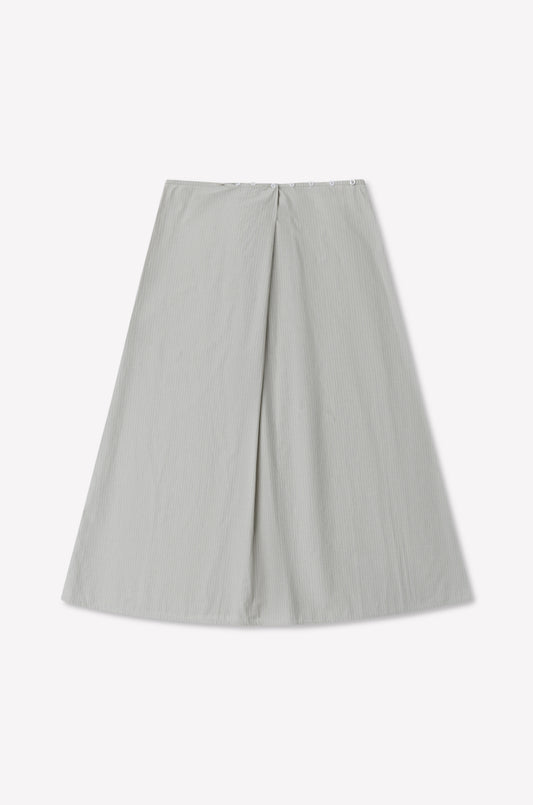 Wrap Skirt - Cloud Stripe