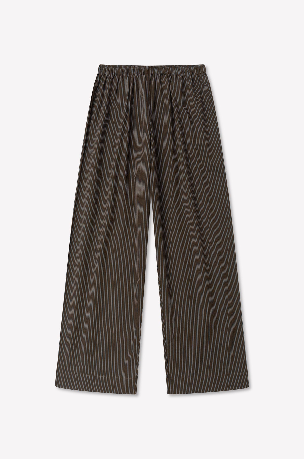 Ease Trouser - Brown Blue Stripe