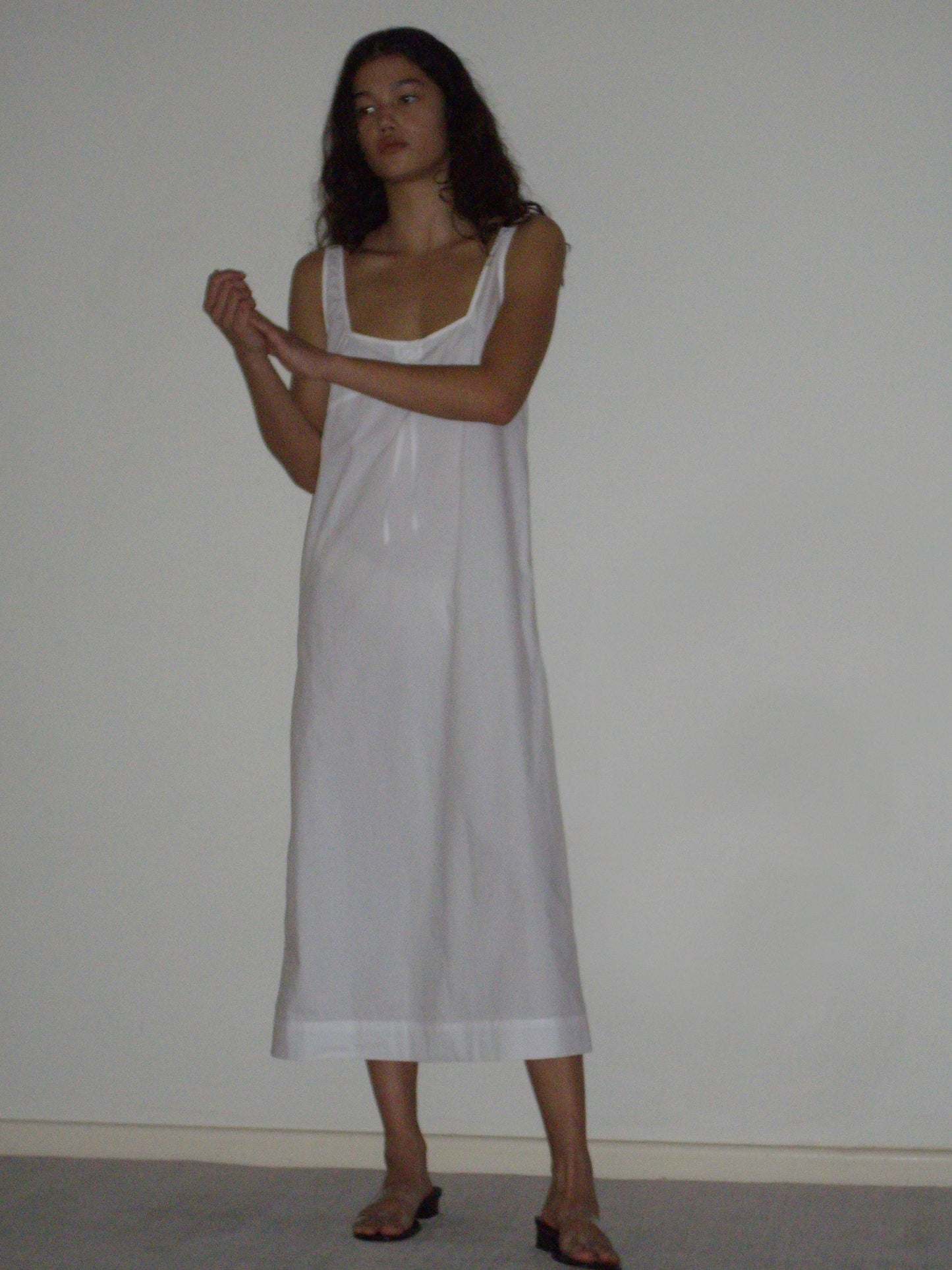 Eyelet Dress - White