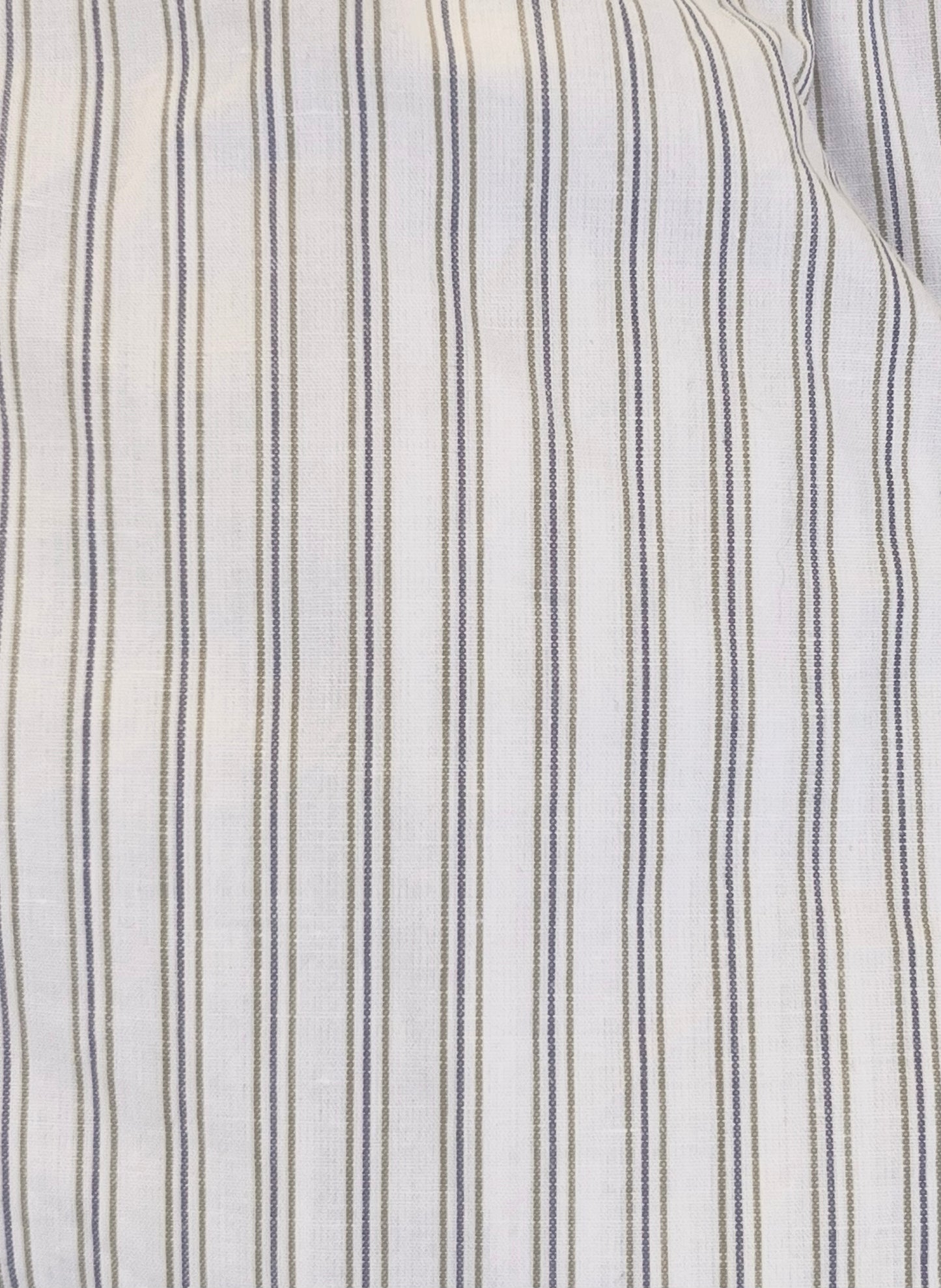 Close up of Ease Trouser - Story Stripe fabric by Deiji Studios