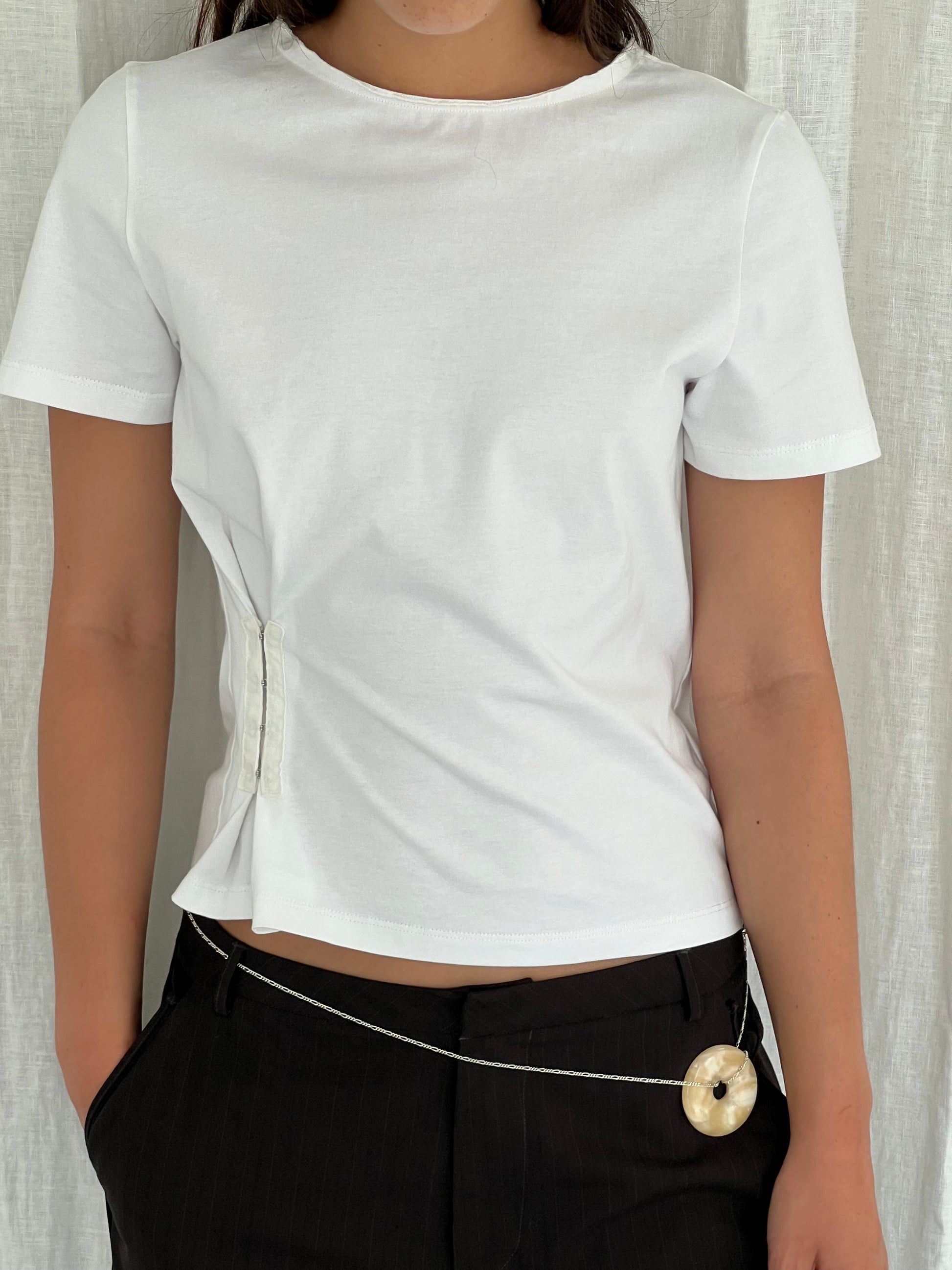Pinch Tee - White