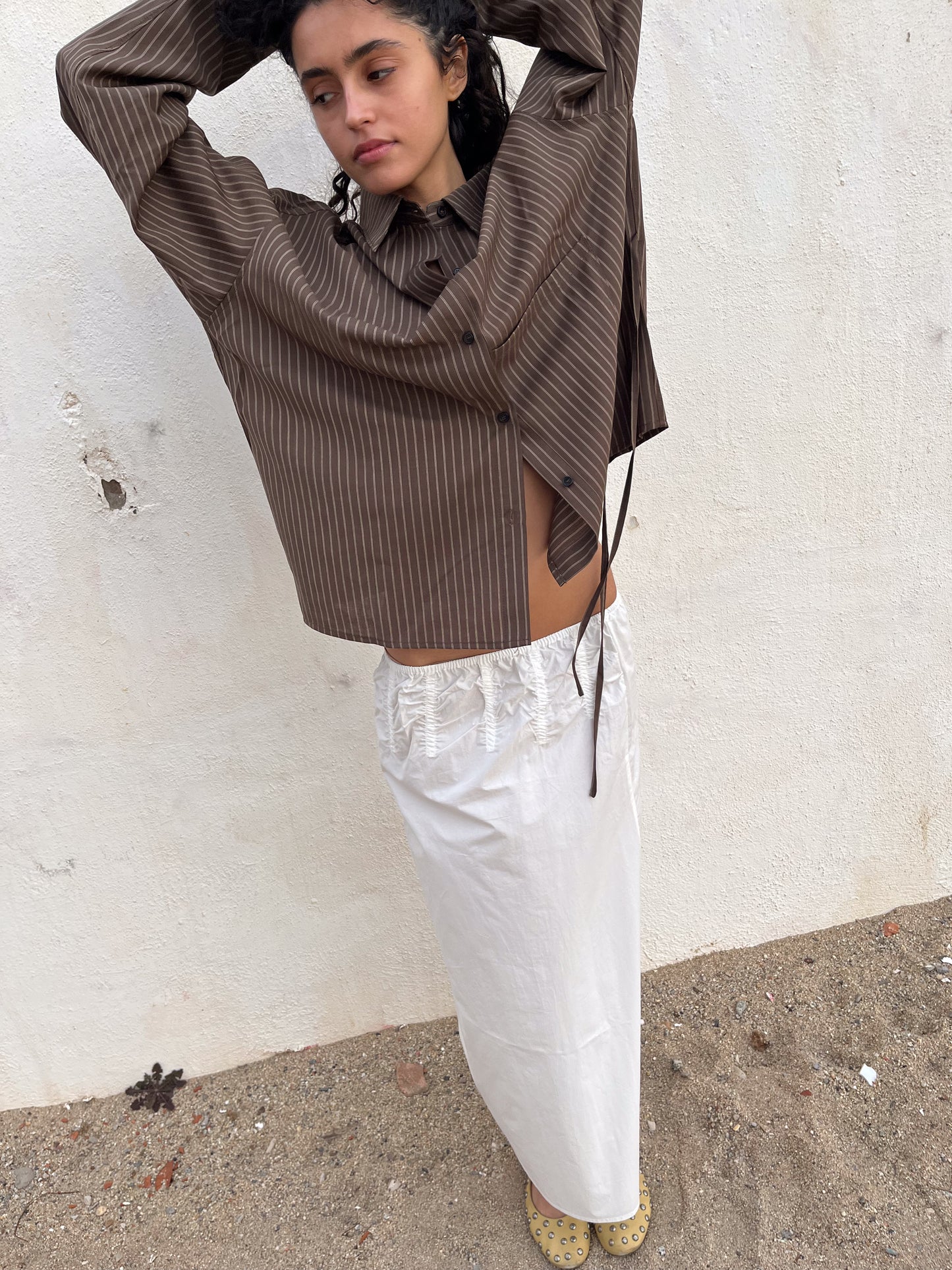 Channel Skirt - White