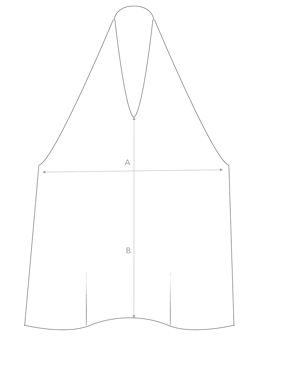 Garment sizing diagram