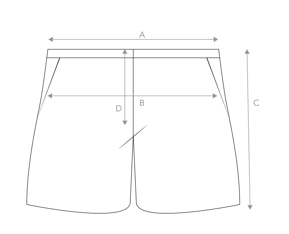 Garment sizing diagram