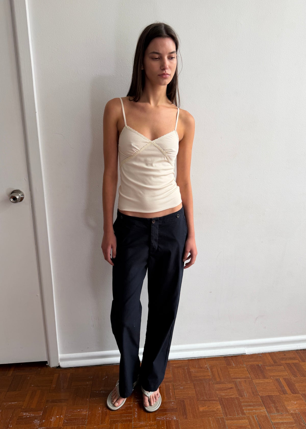 Lace Tank - Off White
