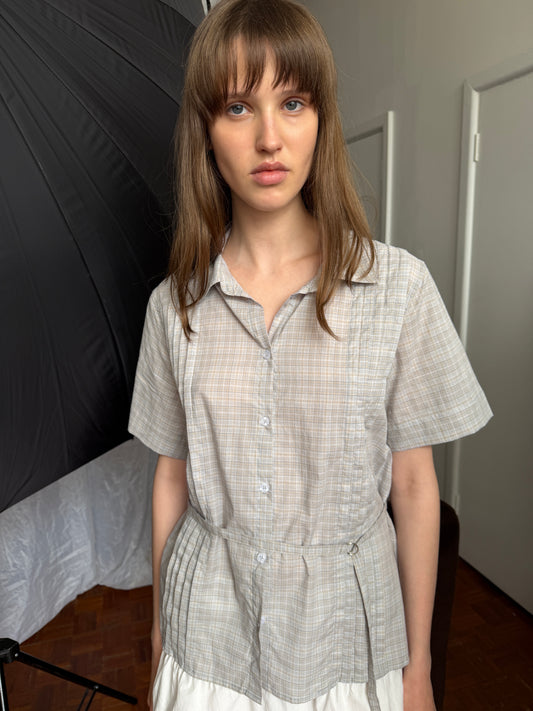 Linear Shirt - Honey Check
