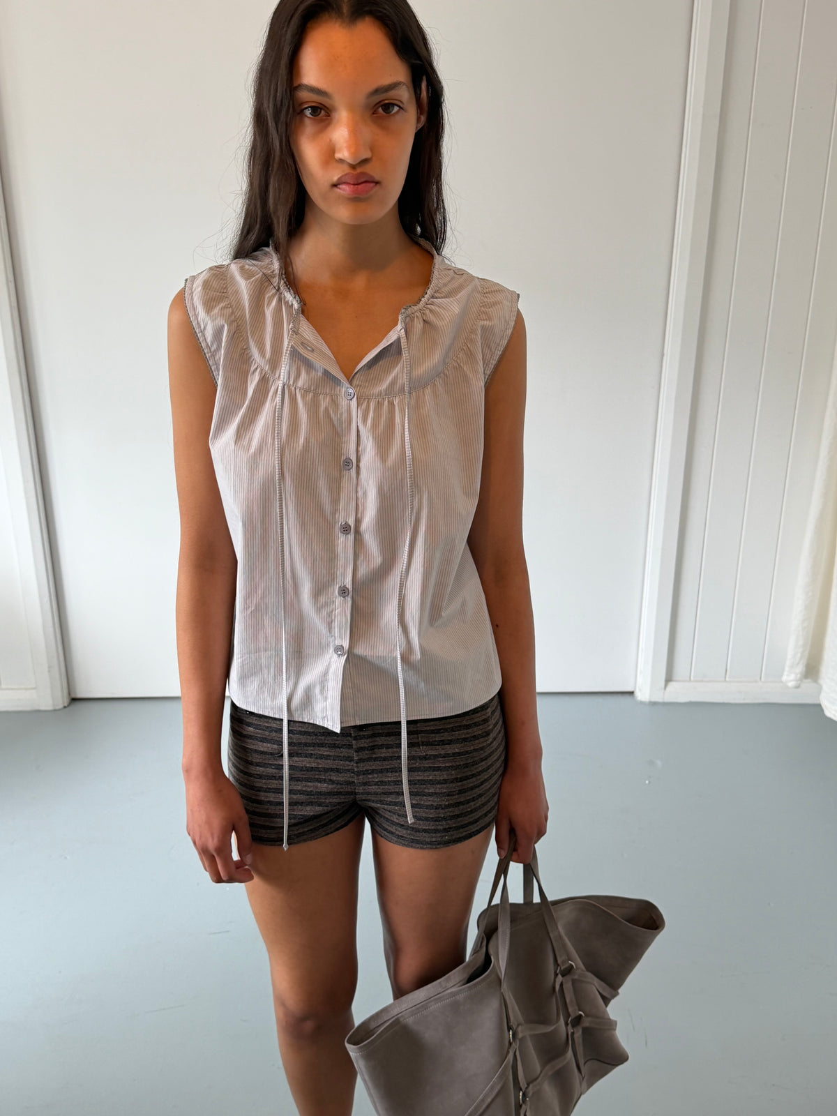 Sleeveless Blouse - Dream Stripe