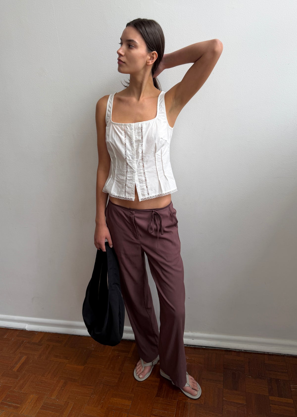 Lace Cami - White