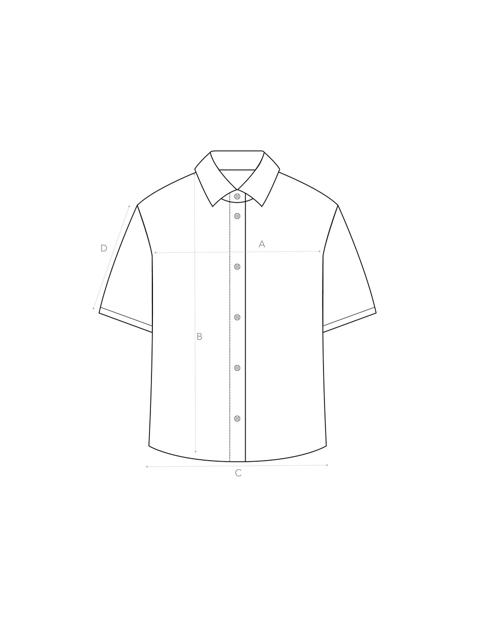Garment sizing diagram