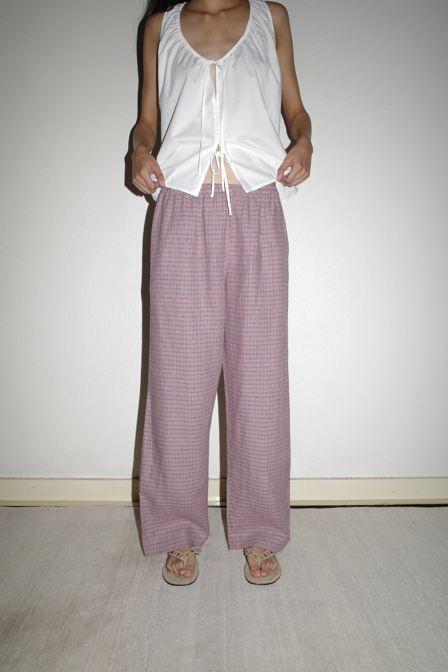 Ease Trouser - Musk Check