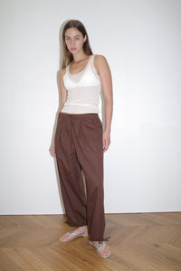 Tie Hem Pant - Hazel