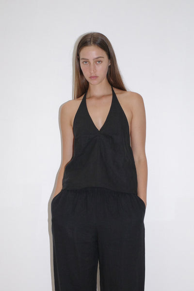 Linen Halter Top Linen Halter Top