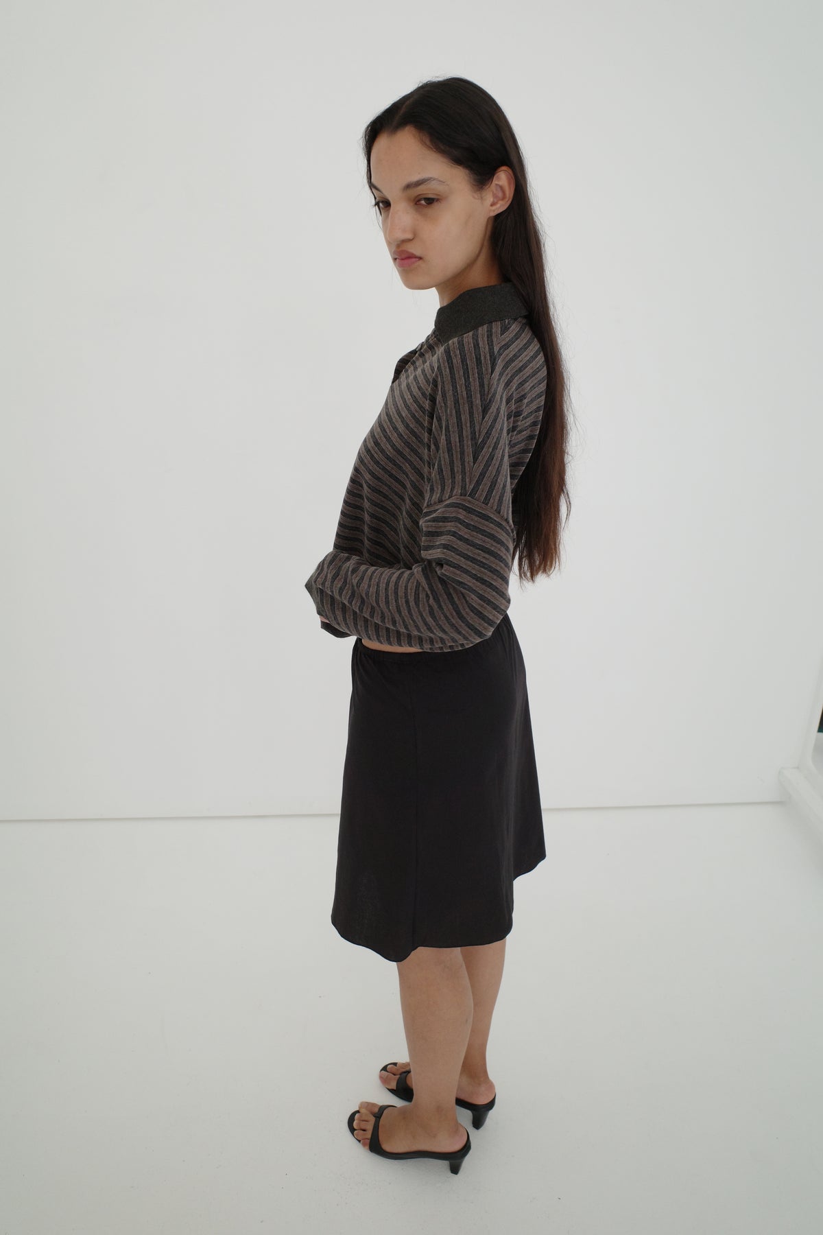 Lounger Polo - Brown Stripe