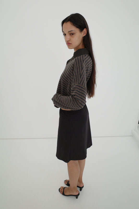 Lounger Polo - Brown Stripe