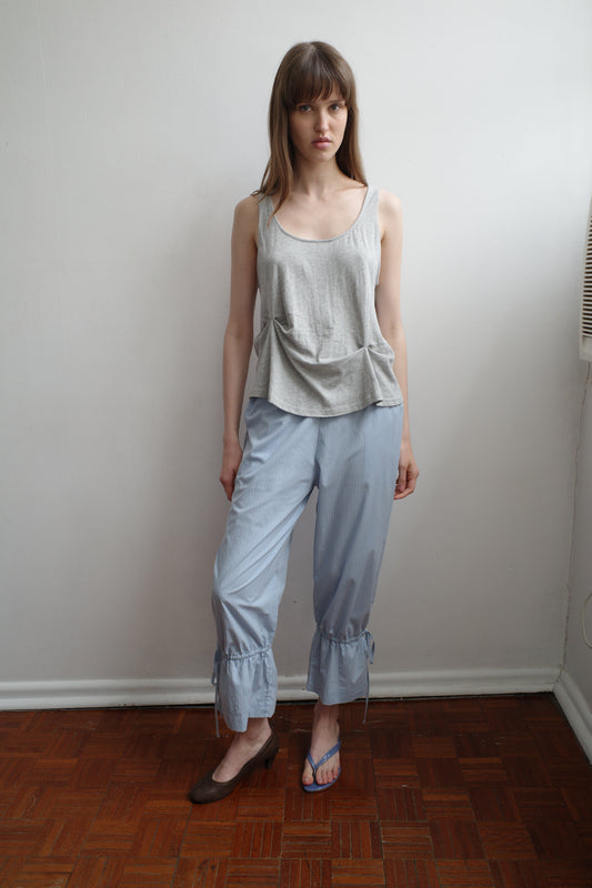 Pinch Gather Tank - Grey