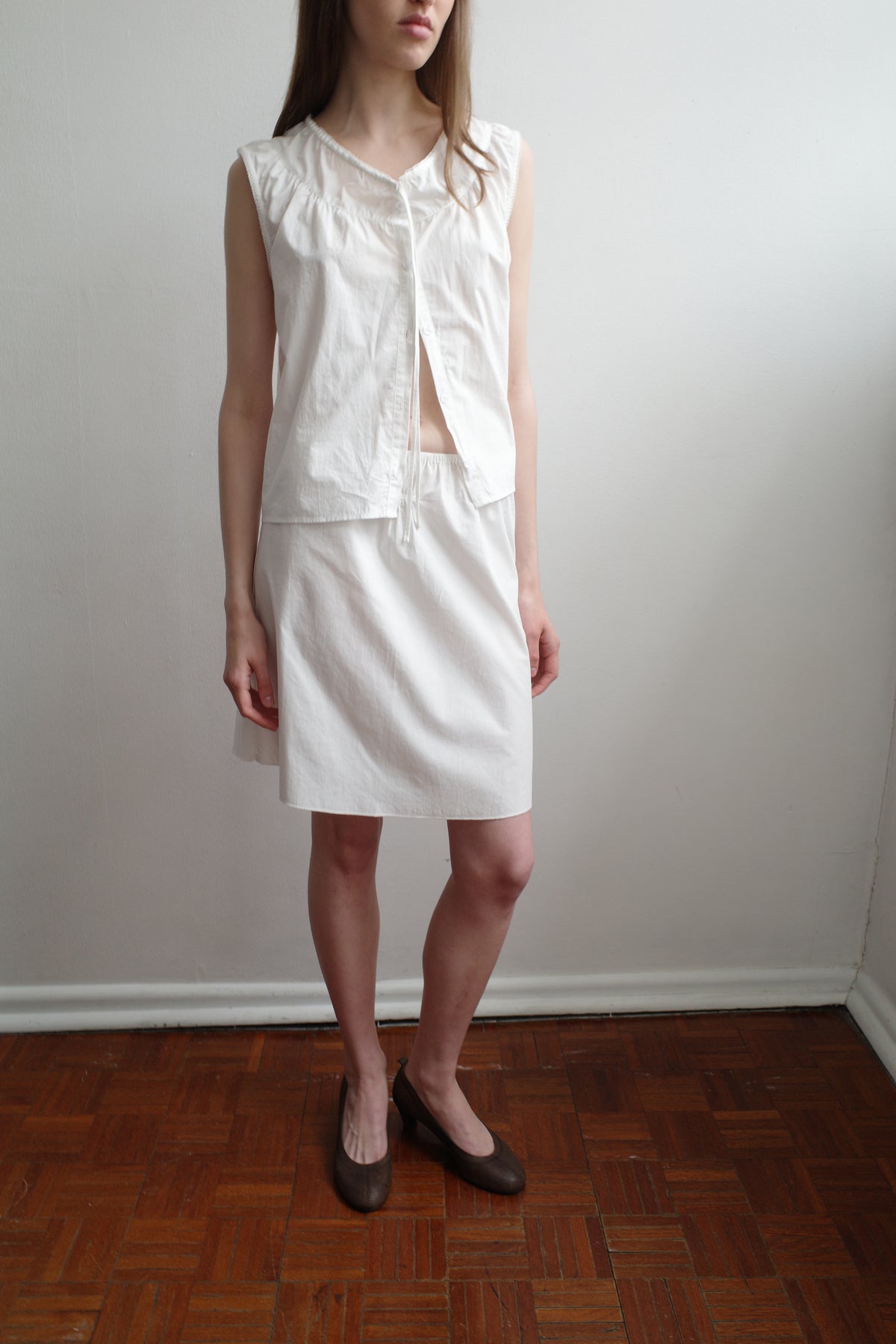 Ribbon Skirt - White