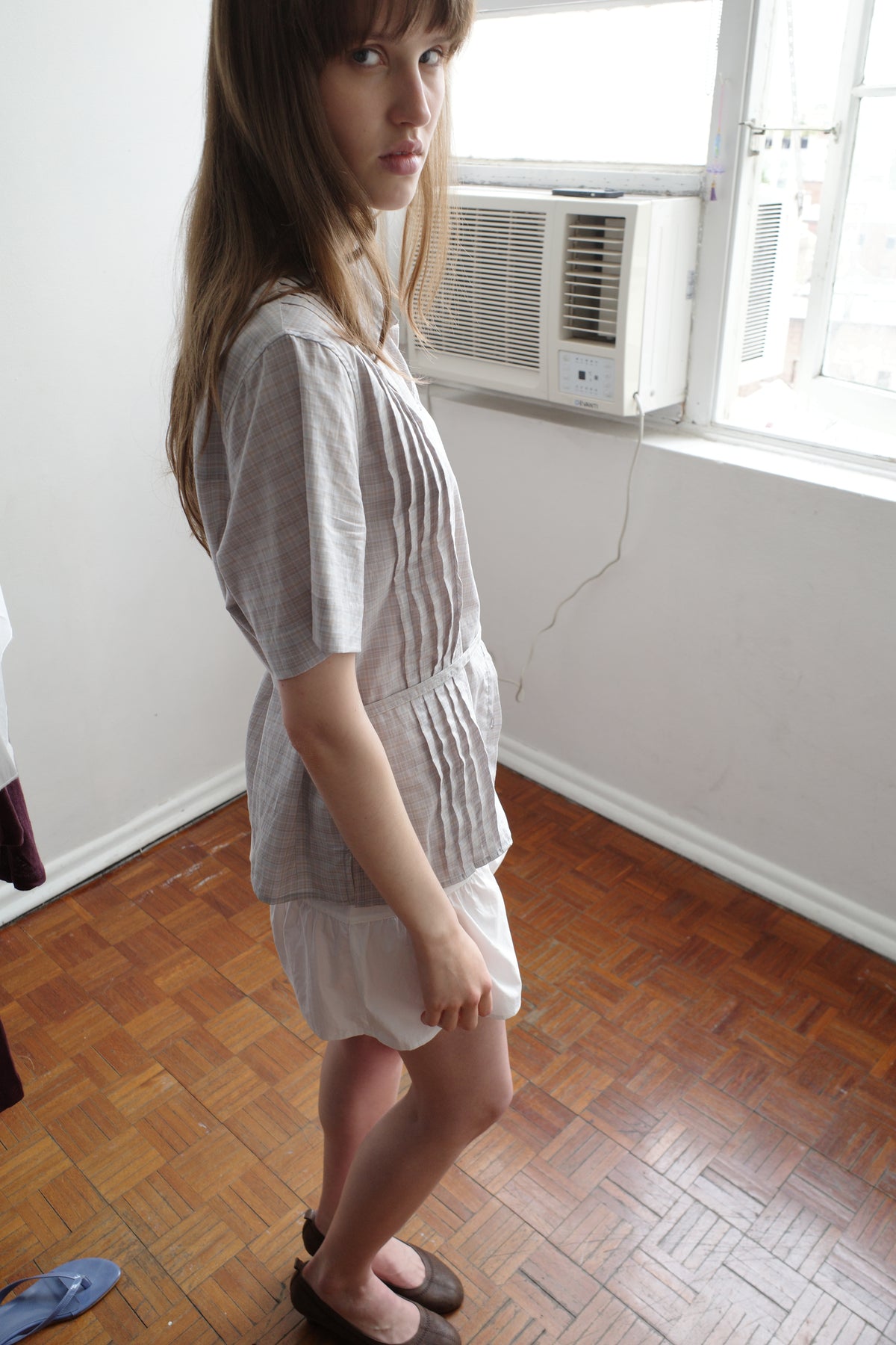 Linear Shirt - Honey Check