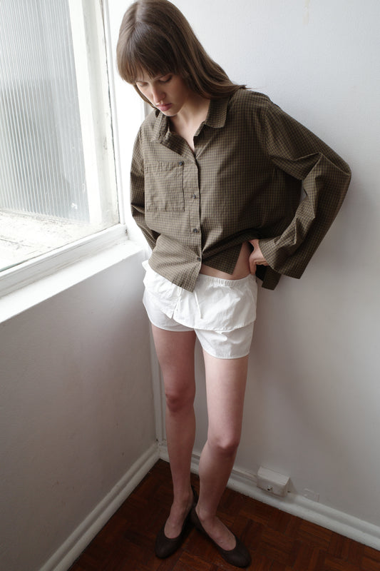 Button Pocket Shirt - Garden Check