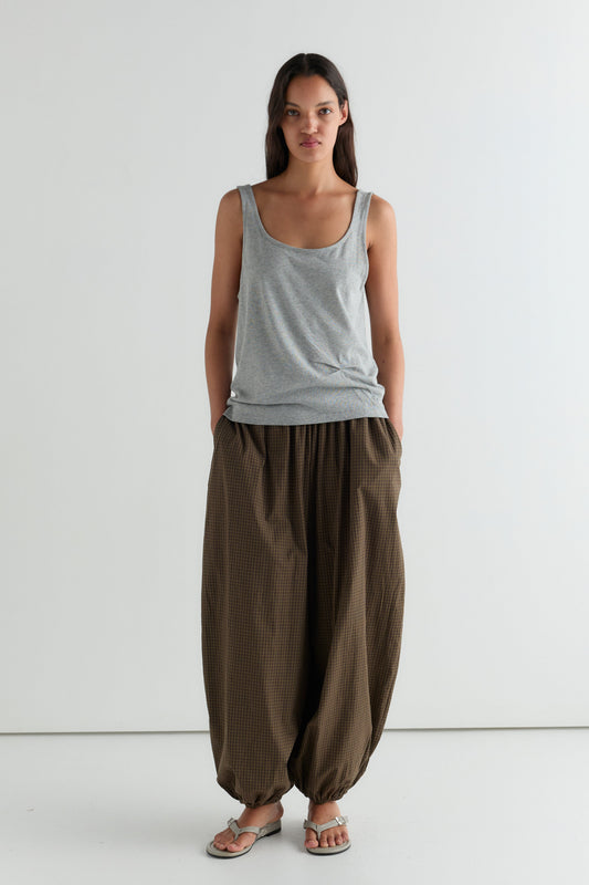 Balloon Pant - Garden Check