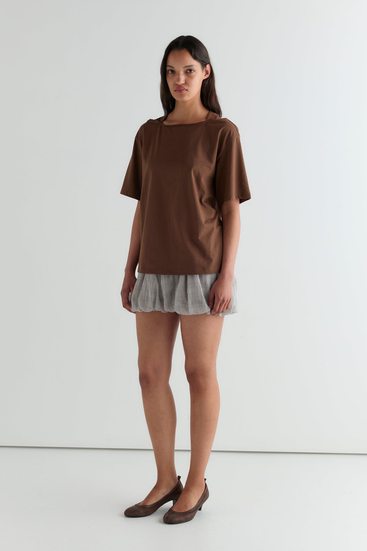 Balloon Shorts - Honey Check