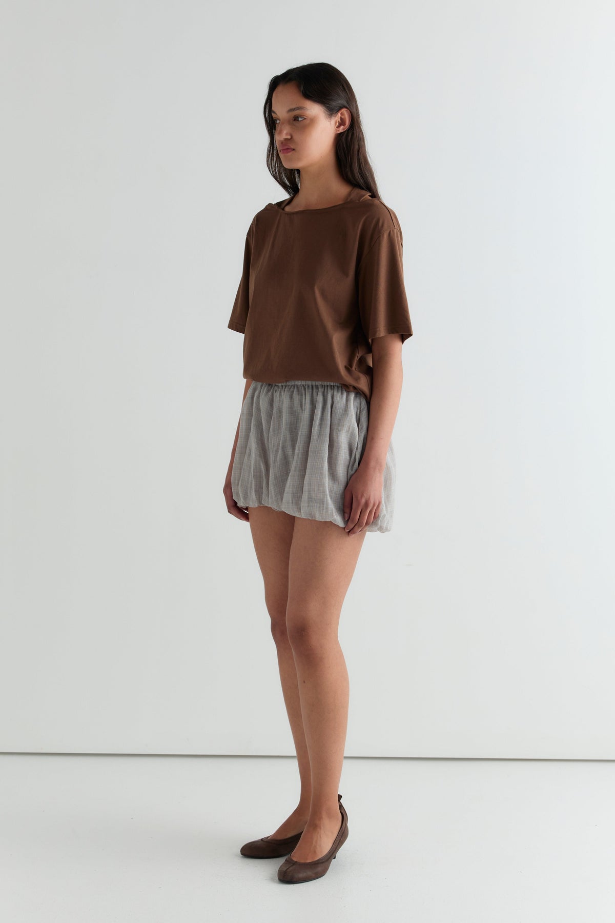 Balloon Shorts - Honey Check