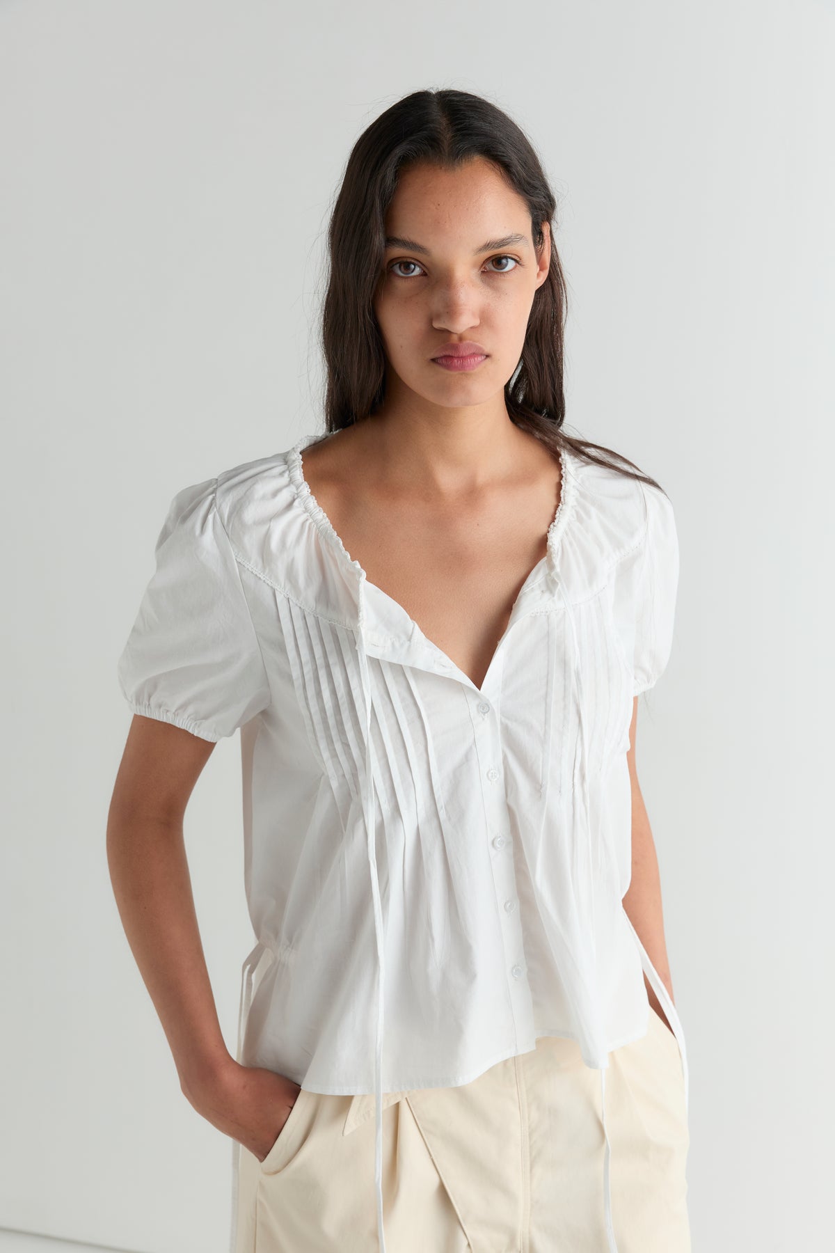 Blouse Top - White