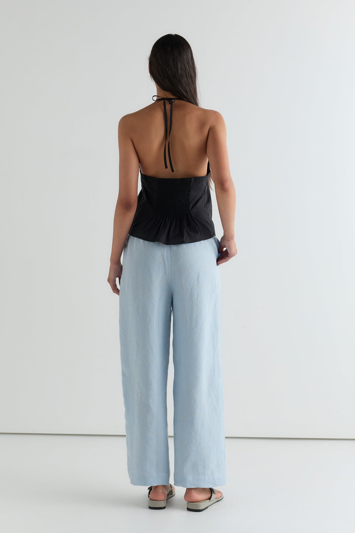 Linen Ease Trouser - Air Check
