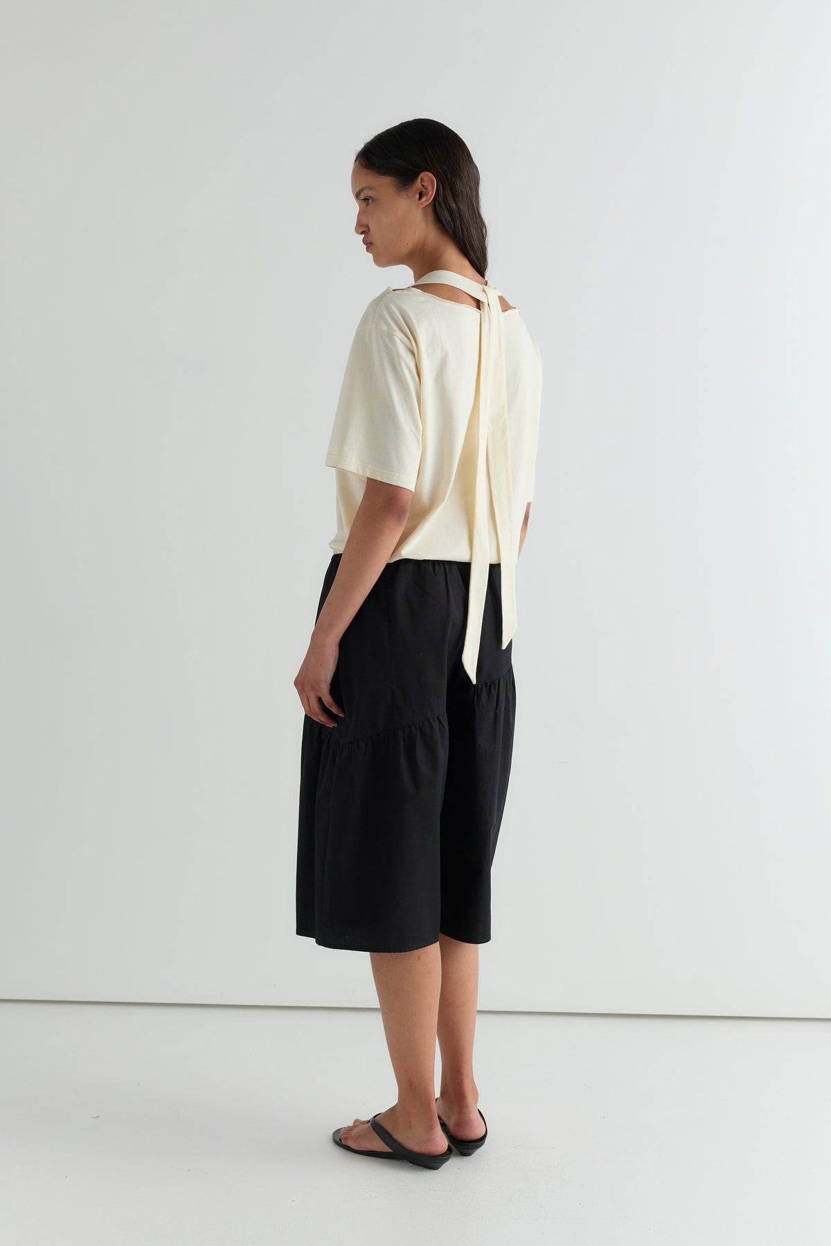 Angled Culotte - Black