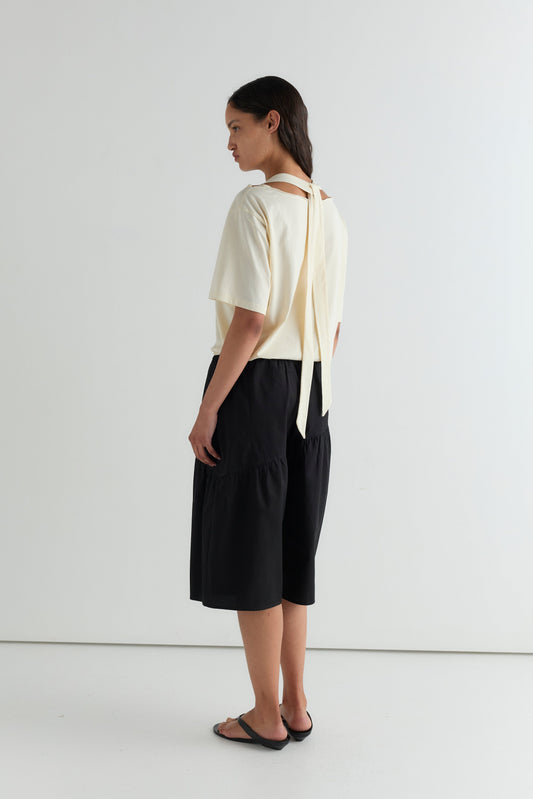 Angled Culotte - Black