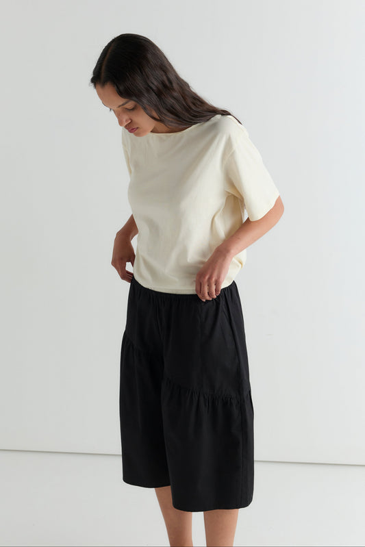 Angled Culotte - Black