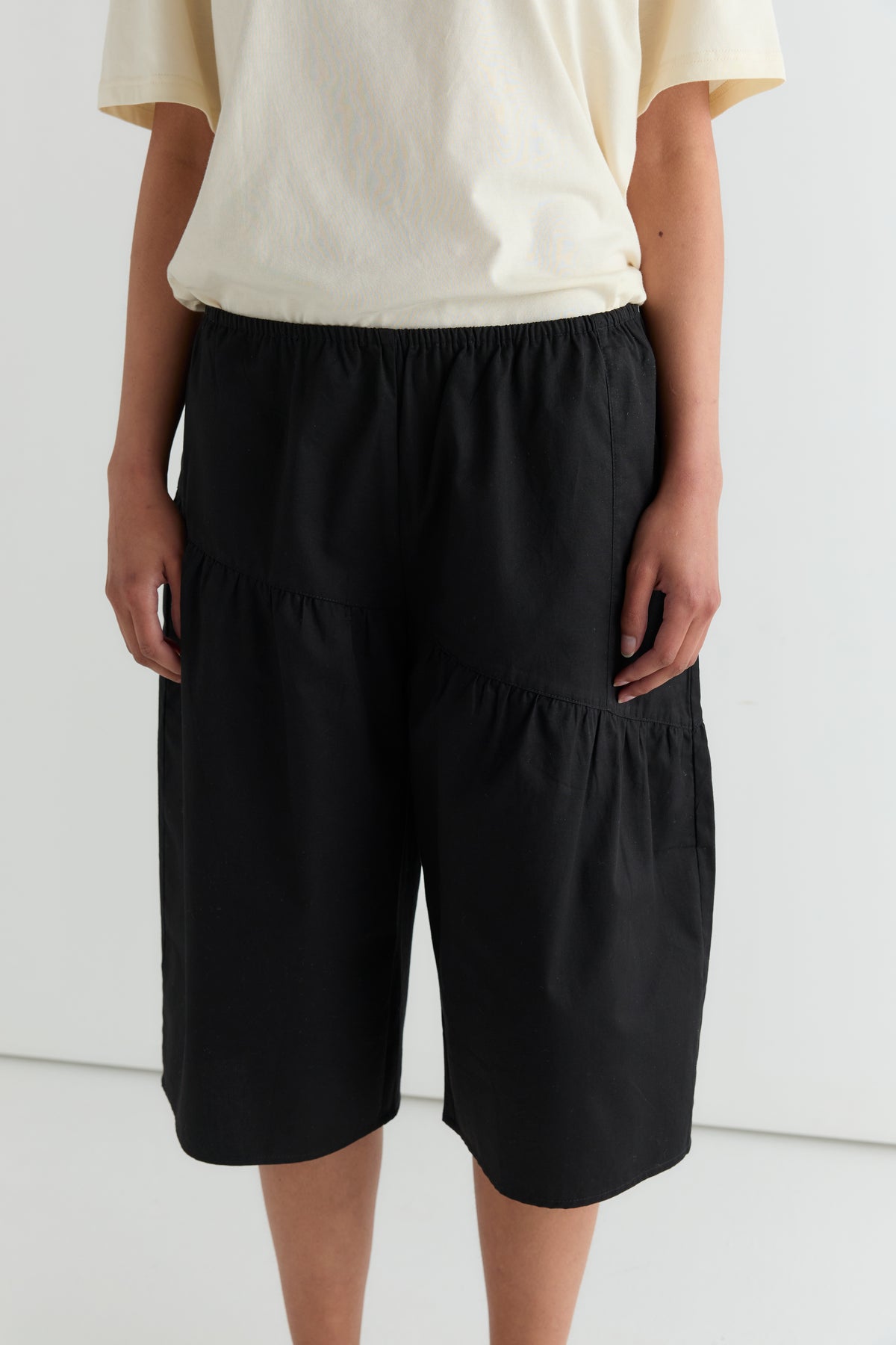 Angled Culotte - Black