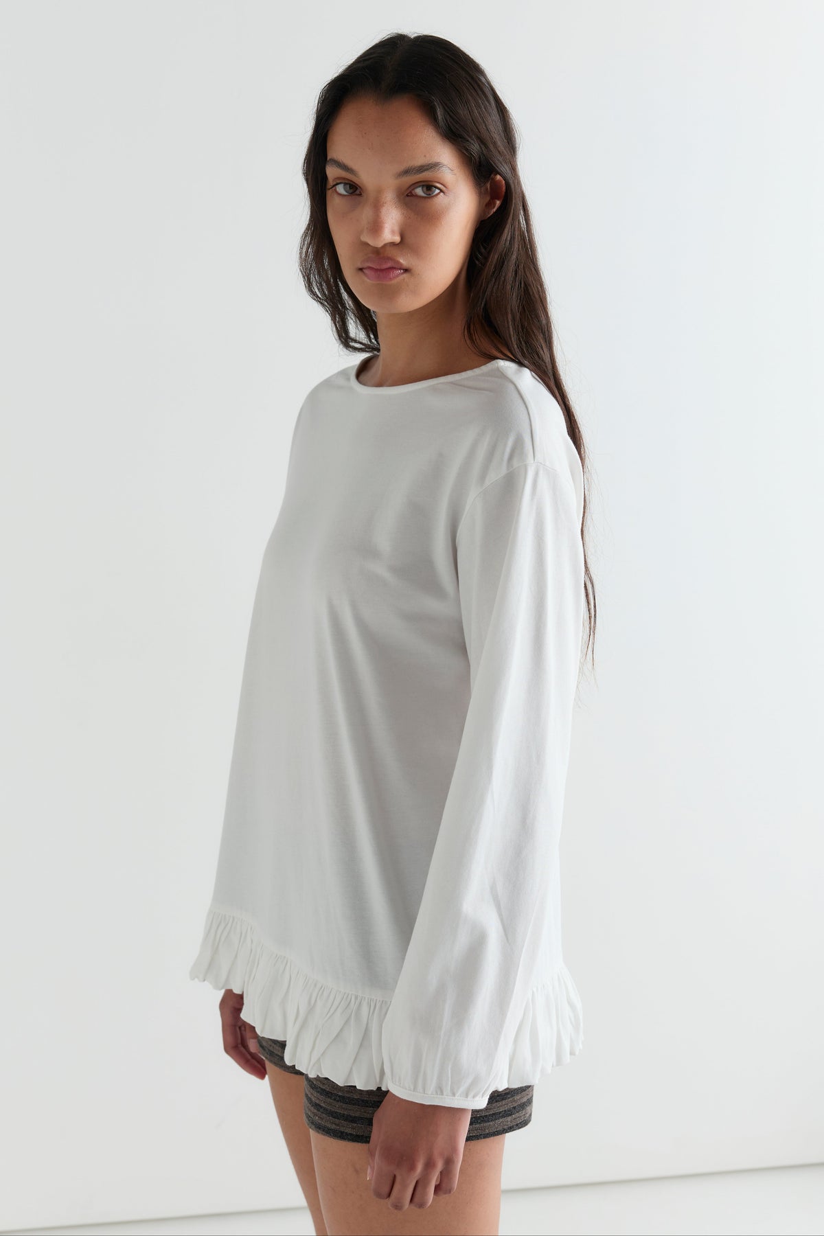 Gather Longsleeve - White