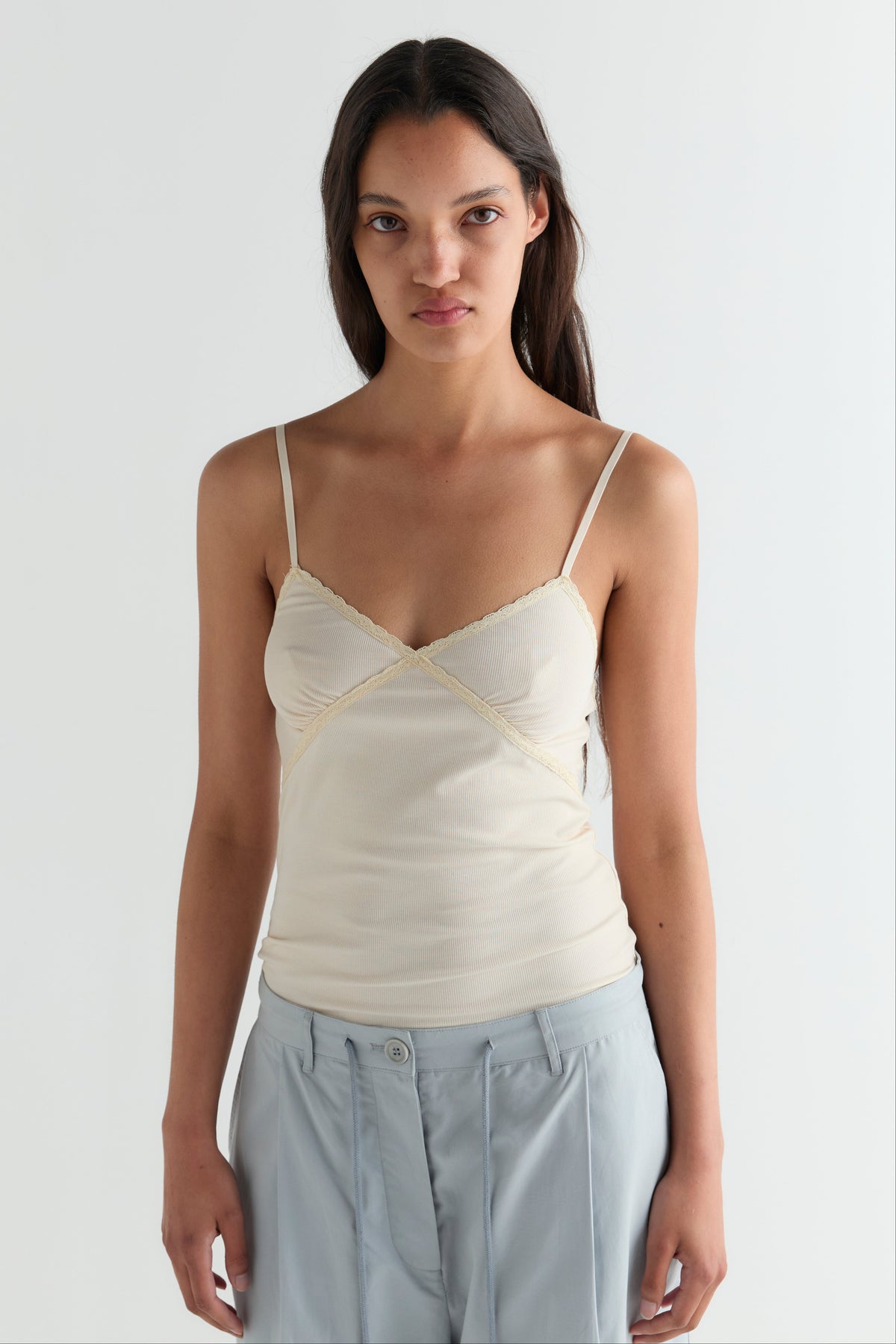 Lace Tank - Off White